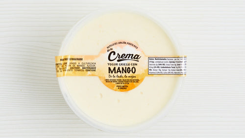 Yogurt griego con mango