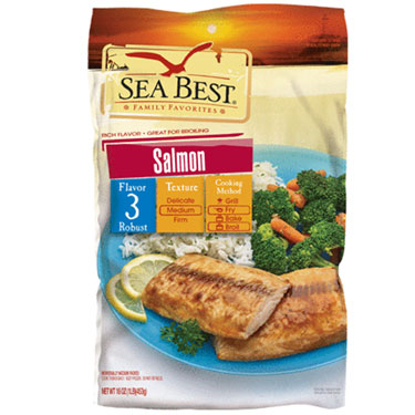 SEA BEST SALMON FILLETS 1 LB