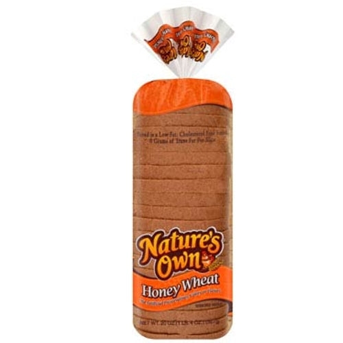 Natures Own Honey Wheat bread 20 oz