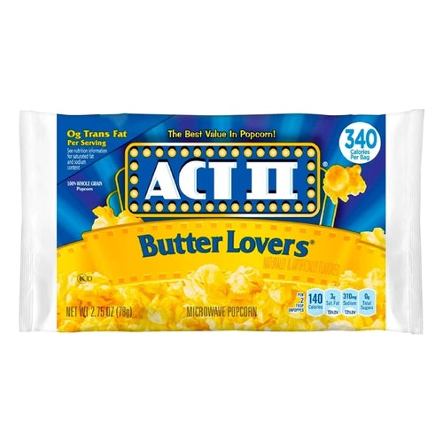 ACT II BUTTER LOVERS 4 PACK