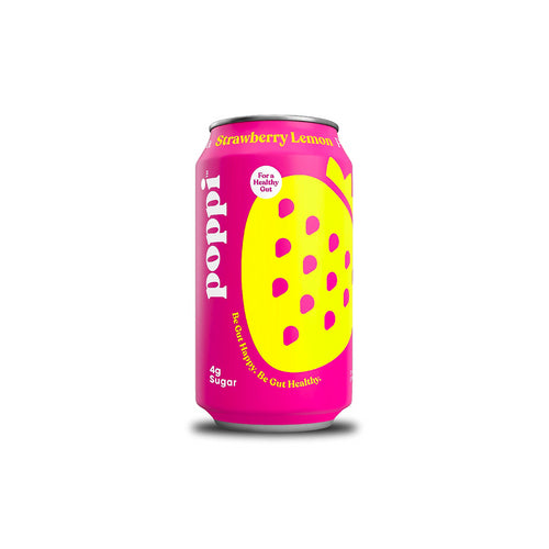 Poppi Strawberry Lemon Prebiotic Soda