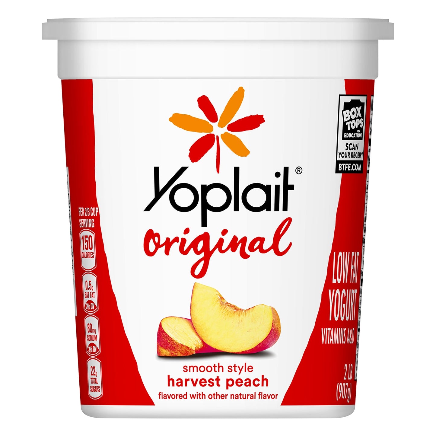 Yoplait - Yogur Bajo en Grasa - "Harvest Peach"