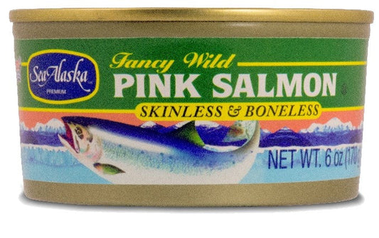 Sea Alaska - "Fancy Wild Pink Salmon Skinless & Boneless"