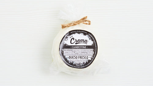 Queso fresco Clandestino, De la Crema